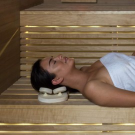 Well Solutions Sauna Kissen Kopfstütze ergonomisch perfekt für jeden Kopf