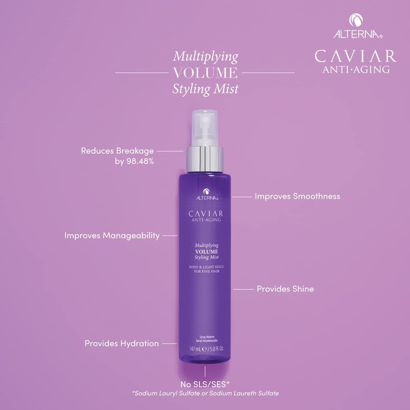 Alterna Caviar Anti-Aging Multiplying Volume Styling Mist, 5 Ounce |