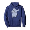 Dabbing Hippo Kids Dancing Hippo Dab Pullover Hoodie