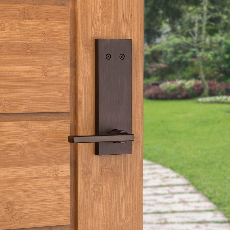 Kwikset 973HFLSQF-514 Dummy Interior Halifax Lever Trim with Square Full