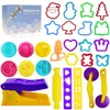 Decebaya Dough Tools for Kids- Play Sets Accessories Include Animal