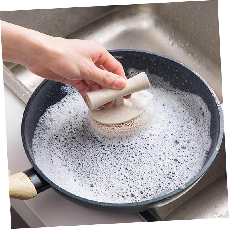 OATIPHO 1set Short Handle Kitchen Cleaning Brushes Durable Bowl Cleaning