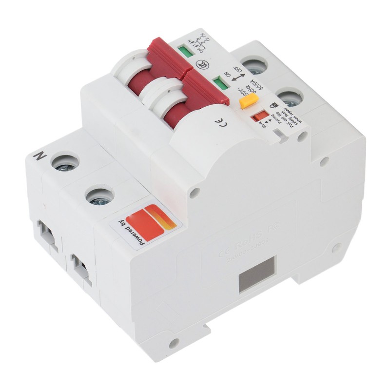 WiFi Smart Circuit Breaker AC 2 Poles Switch Automatic Reclosing