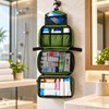 Hanging Toiletry Bag for Travel – Waterproof Foldable Organizer for