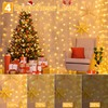 Ollny Curtain Lights 6.6x6.6ft, 200 LED String Lights with Remote