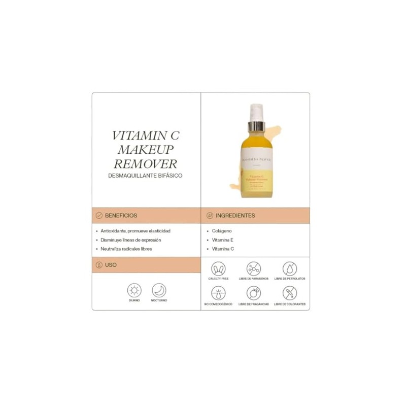 Blooms & Blends Skincare - Mini Vitamin C Makeup Remover,