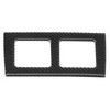 Carbon Fiber Rear Air Outlet Vent Cover Trim Fit for