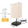 Eva's Light Table Lamp, 3-Way Dimmable Table Lamp, Touch Control,