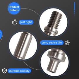 Upgraded W10359271 W10359272 Dryer Front Back Drum Support Roller Shaft kit, fit for Whirlpool old Left and Right Hand Thread Dryer Roller Shaft, with good resistance, reducing vibration and noise