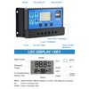 12V 24V Solar Charge Discharge Controller PWM LCD Display Dual