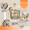 Vintage Wall-Mounted Toilet Paper Holder with Wire Basket Design, Antique