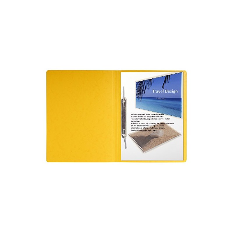 Exacompta 240135E Spiral File Spring Mechanism Manila Cardboard DIN A4