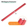 sourcing map 2pcs Folding Straight Ruler 30cm Metric Aluminum Alloy
