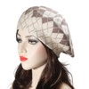 ZLYC Women's Winter Beret French Beret Double Layer Warm Beret,