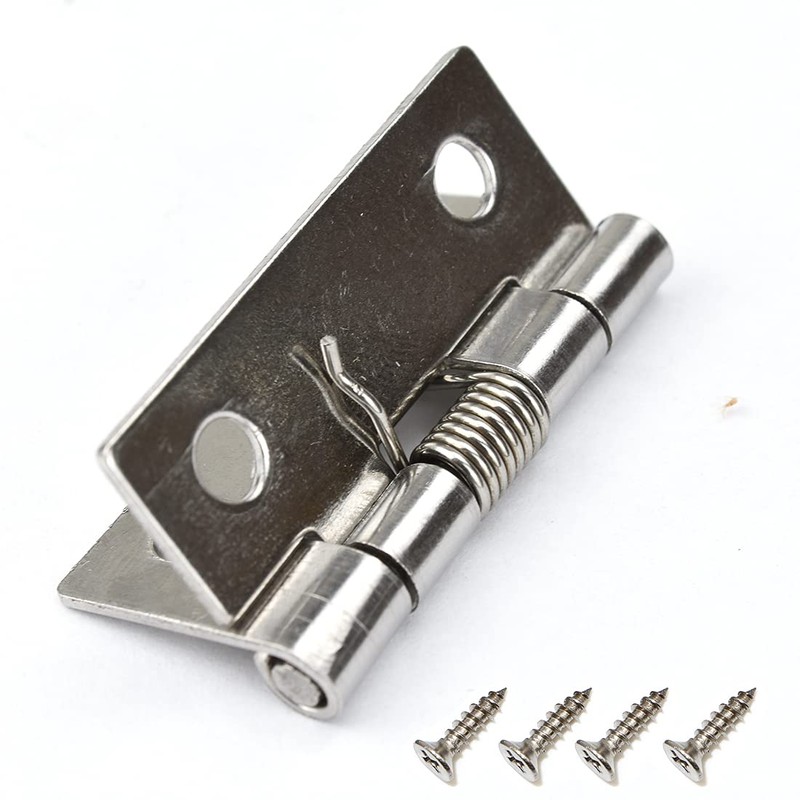 6Pcs 2" Spring Door Hinges, Heavy Duty Window Hinge 304