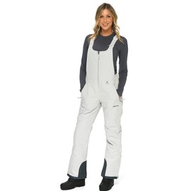 Arctix Women's Essential Insulated Bib Overalls, Quiet Grey, 3X Short