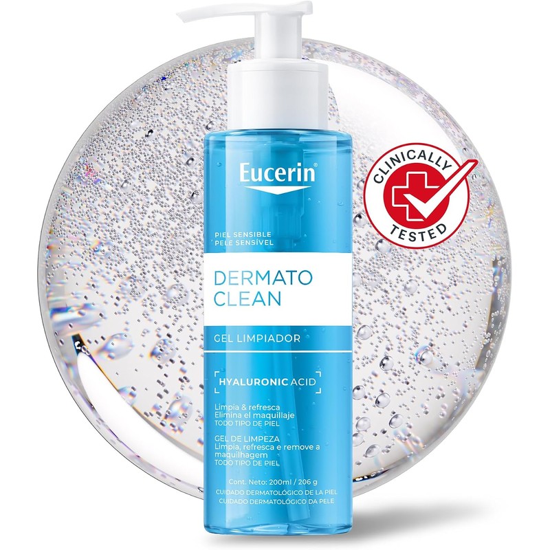 Eucerin Dermatoclean Gel Limpiador Facial 200Ml