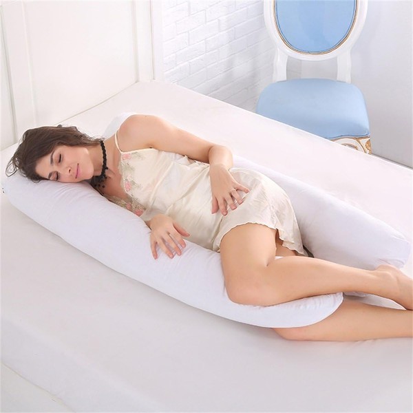ele ELEOPTION Full Body U Shaped Pregnancy Maternity Pillow for