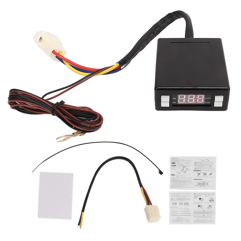 Auto Turbo Timer LED Digital Display Programmable Universal Turbo Flameout