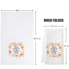 BAUNA Bathroom Hand Towel Do not Use My Decorative Towel Guest Towel Humor Wash Towel Restroom Decor Gift Housewarming Gift (Decorative Towel)