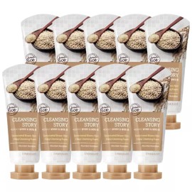 Fruit Nation 과일나라 세안이야기 발아현미 딥 클렌징 폼 120g X 10개 Fruitful Deep Cleansing Foam with Germinated Brown Rice 120g x 10