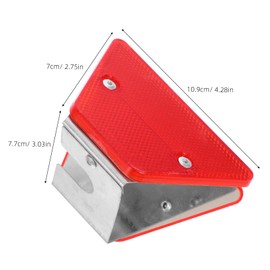 BUGUUYO 4pcs Dual Sided Reflective Driveway Markers High Visibility Lane Reflectors for Sidewalks and Tunnel Entrances Weather Resistant and Easy to Install