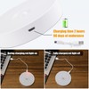 Electight Upgraded Motion Sensor Light, 8 LEDs, 3 Pack Rechargeable,