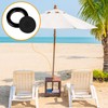 2 Pieces Silicone Patio Table Umbrella Hole Ring Plug and