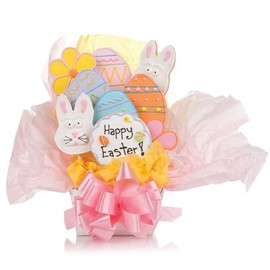 Easter Cookie Gift Basket - Set of 5 Cookies
