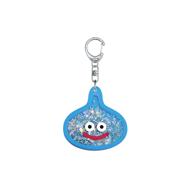 Smile Slime Glitter Glitter Keychain, Slime