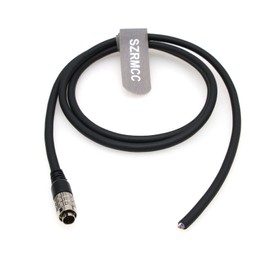 SZRMCC Hirose 8 Pin Male Connector to Open End HR25-7TP-8P GPIO I/O Power Cable for FLIR Flea3 GrassHopper3 GigE CCD Industry Camera Machine Vision (5m/16.4ft)