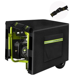 Zenicham Outdoor Generator Cover While Running, 600D Polyester Waterproof Generator Covers for Outside Fade and Tear Resistant, All-weather Generator Enclosure 32”Lx24”Wx24”H (Black)