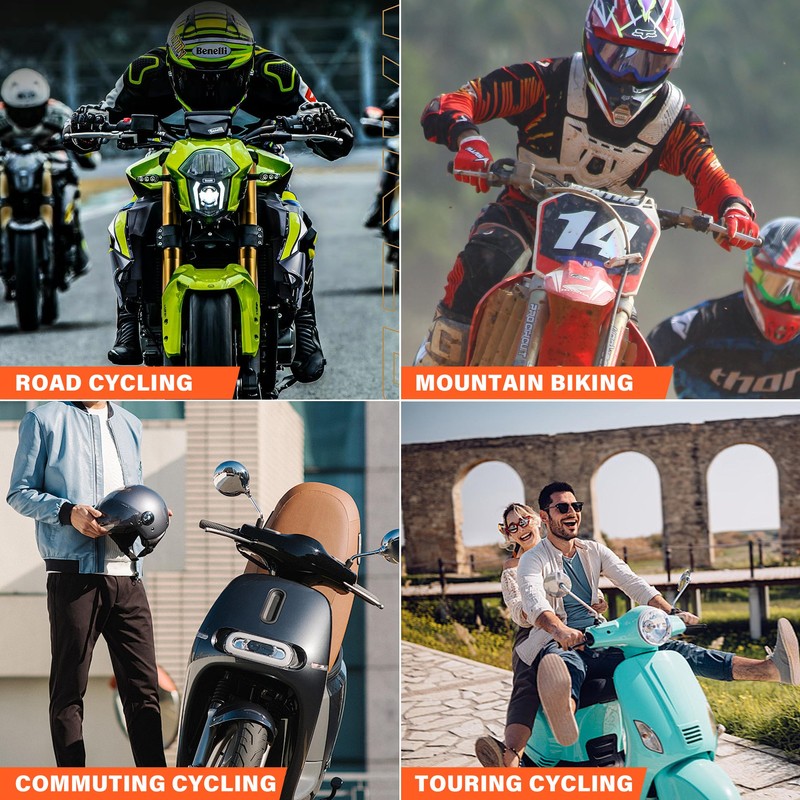 2Pcs Universal Motorcycle Brake Lever Covers, Silicone Sleeve Brake Grips,
