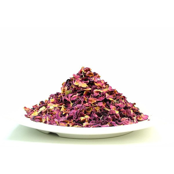 Greenhilltea premium bulk tea ,Rose Buds and Petals Tea caffeine free herbal tea – 2 Oz Bag