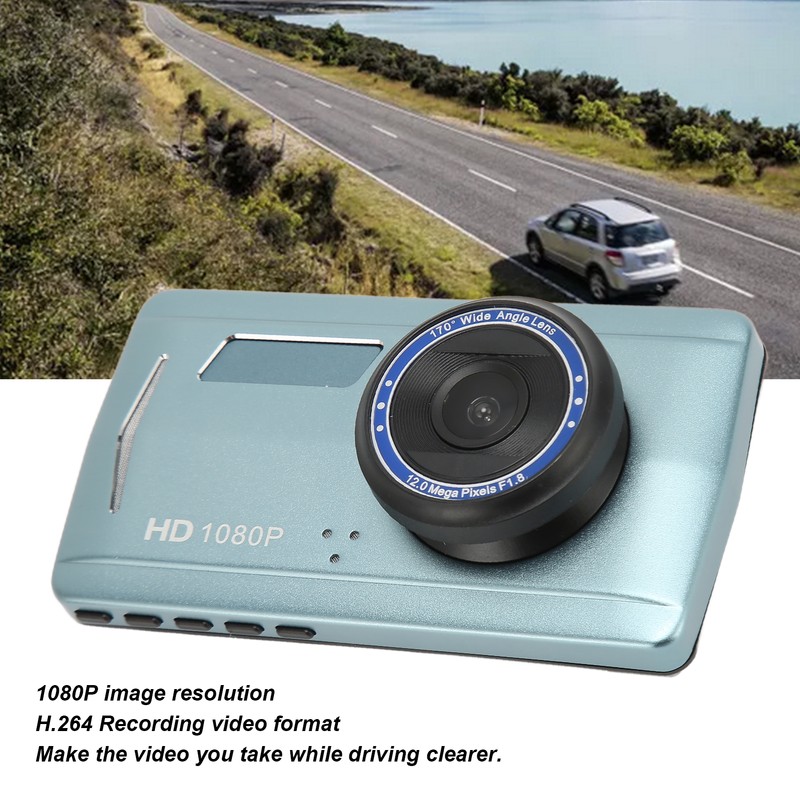 4.5in Car Dash Cam with Dual Lens 1080P HD 170