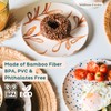 Nook Theory 4-Pack Bamboo Fiber Dinner Plates - Alternative for