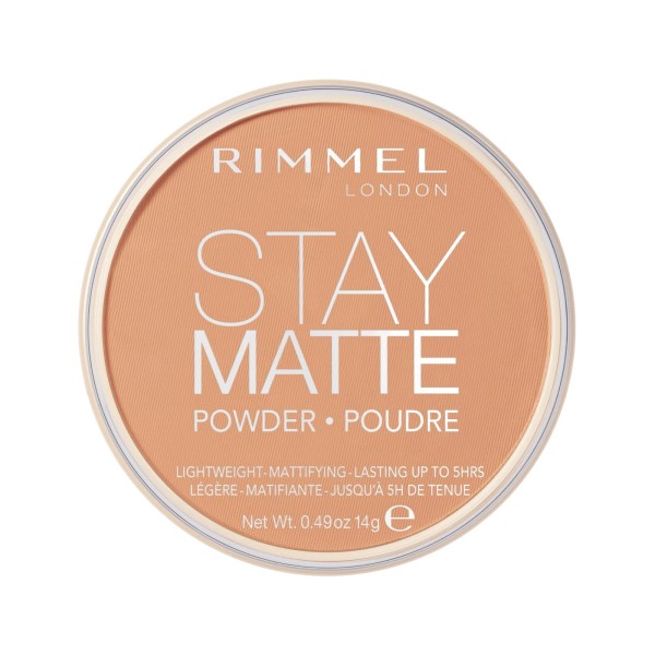 Rimmel London Stay Matte Pressed Powder Nude High Coverage Shine