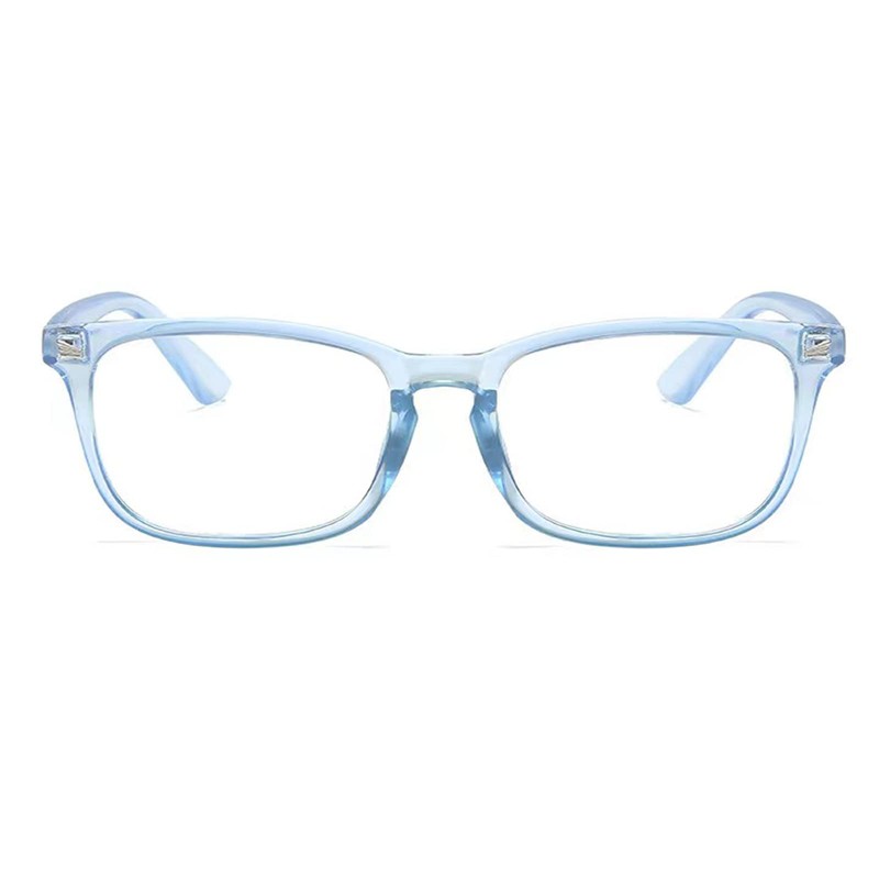 Jcerki Myopia glasses -4.00 Distance nearsighted glasses Blue Frame Unisex