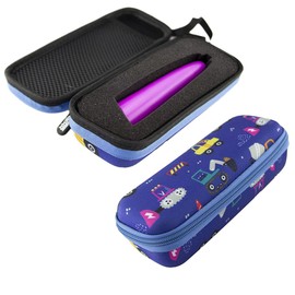 caseroxx Case for TipToi in Construction Vehicles Blue Transport Storage Case Cover