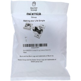 Blum 38N355B.10 Compact BLUMOTION 38N Hinge, Soft-Close, 105 Degree, 5/8 Overlay, Screw-on (Pack of 2)