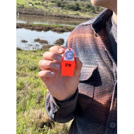 Whistle for Life by resqme Dark Blue, Loud Powerful Rescue Survival and Safety, Made in USA, 120 Decibels Emergency Whistle, for Outdoors, Camping, Hiking, Running, Boating, Hunting, Self Defense