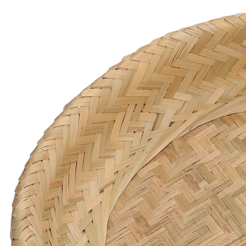 Round Bread Baskets Bamboo Hand Woven Fruits Vegetable Storage Basket