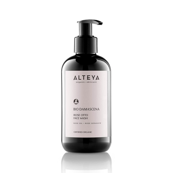 Alteya Organic Face Wash Lotion Rose 250ml - USDA Organic