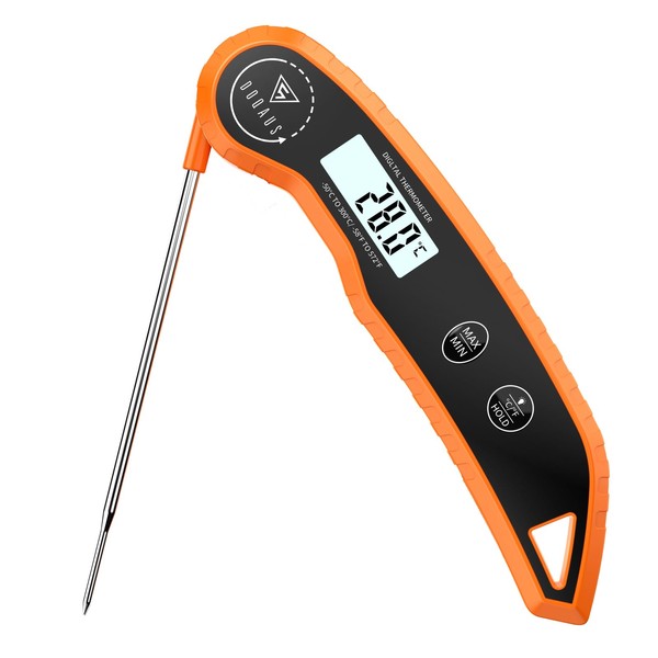 DOQAUS Meat Thermometers, 3S Instant Read Food Thermometer with ±0.5℃