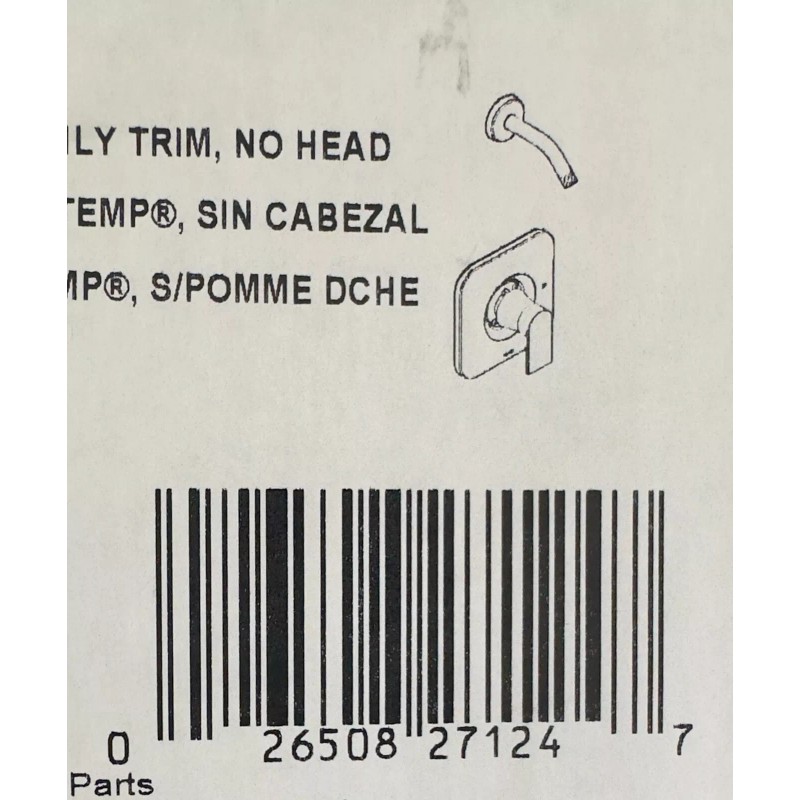 GENTA Moen T2472NH Genta Chrome Posi-Temp 1 Handle Shower Only