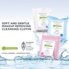 Marcelle Biodegradable and Recyclable Ultra Gentle Makeup Removing Cloths, 25