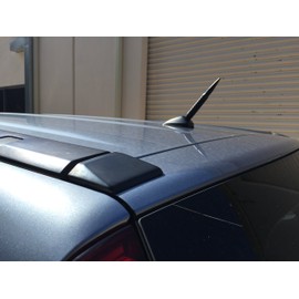 AntennaX 50 Cal Black Bullet (5.5-inch) Ammo Antenna for Honda Insight