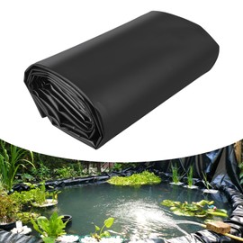 Pond Liner 7X10FT LLDPE Pond Liners, 20 Mil UV Resistant Preformed Pond Liner Easy Cutting, Pond Liner for Natural Outdoor Ponds, Waterfall, Fish, Koi Pondsand Water Garden (Black)
