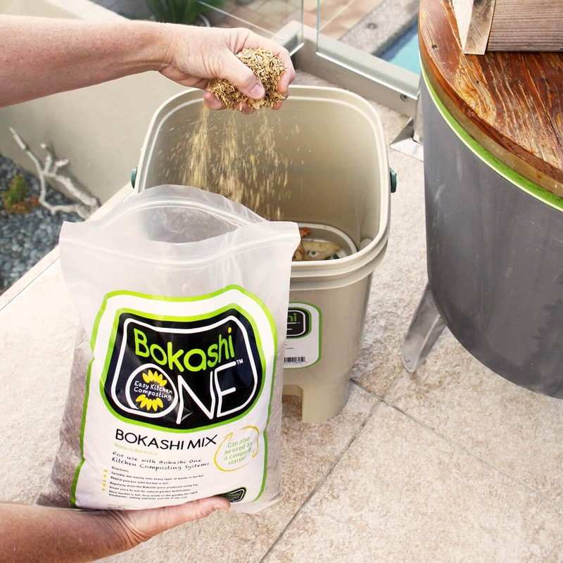 Bokashi One - Bucket Composting System, White