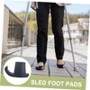 Outanaya 2 Pcs Heavy Duty Walker Ski Glides Foot Protection